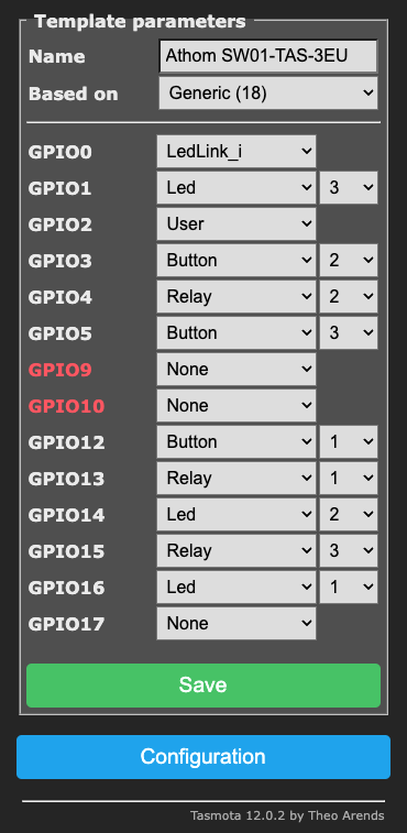 Athom 3 gang switch gpio configuration