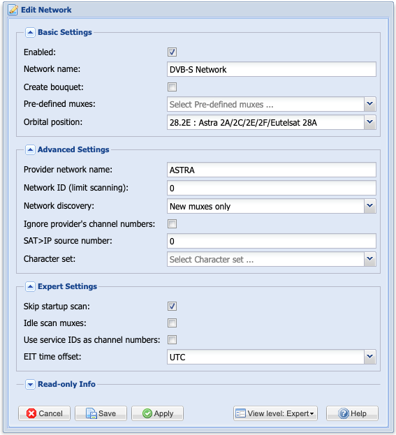 dvb-s network