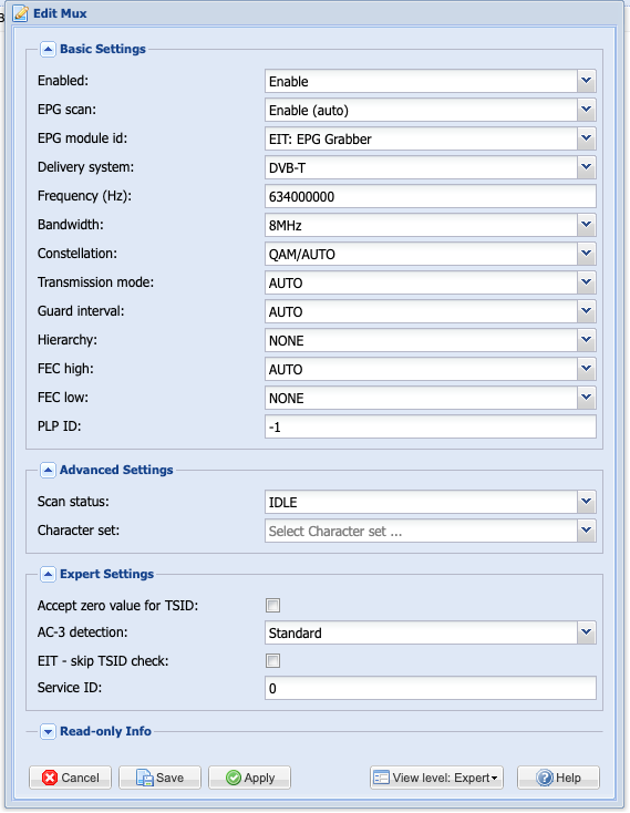 dvb-t mux 1